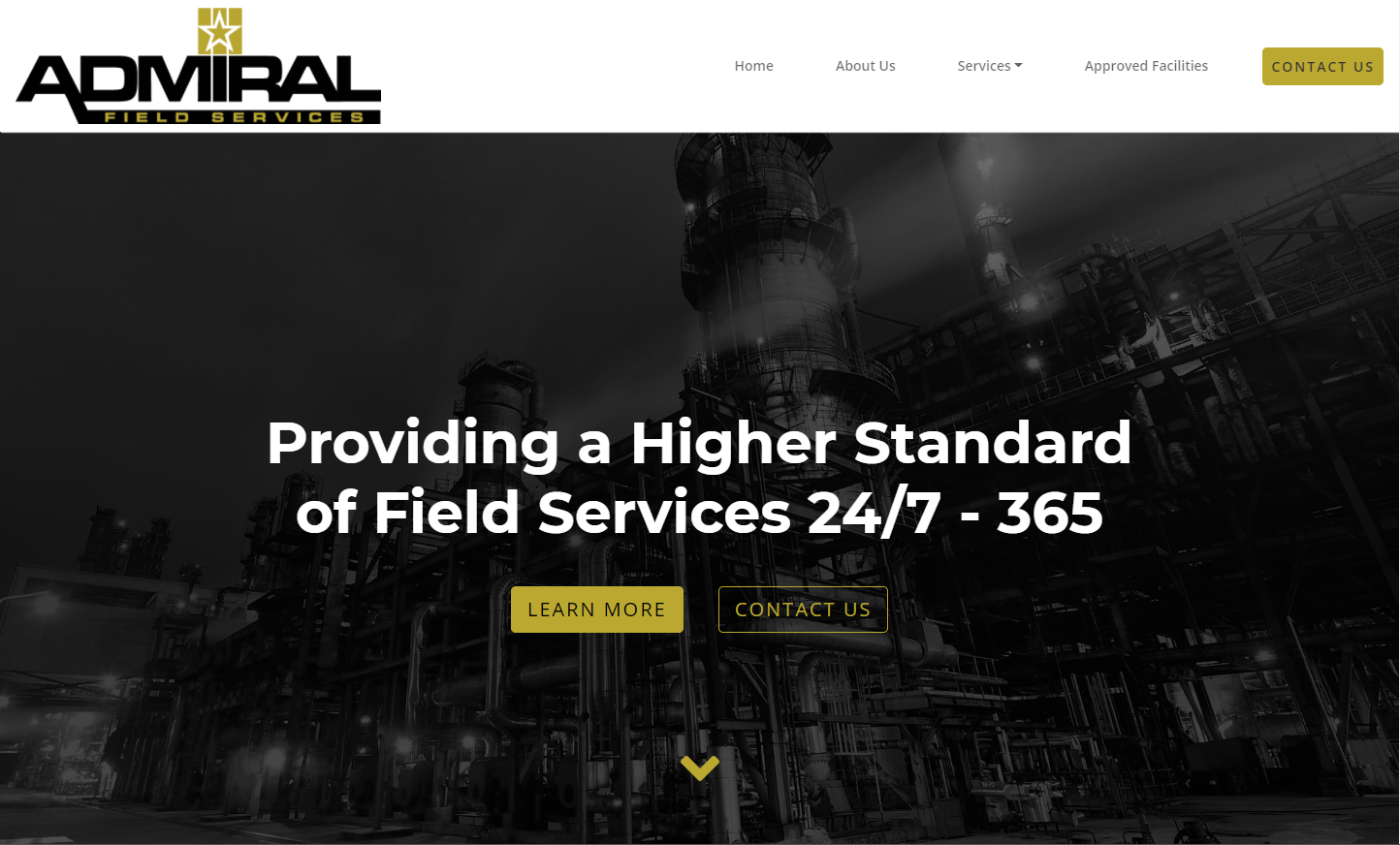 Admiral Field Services Website