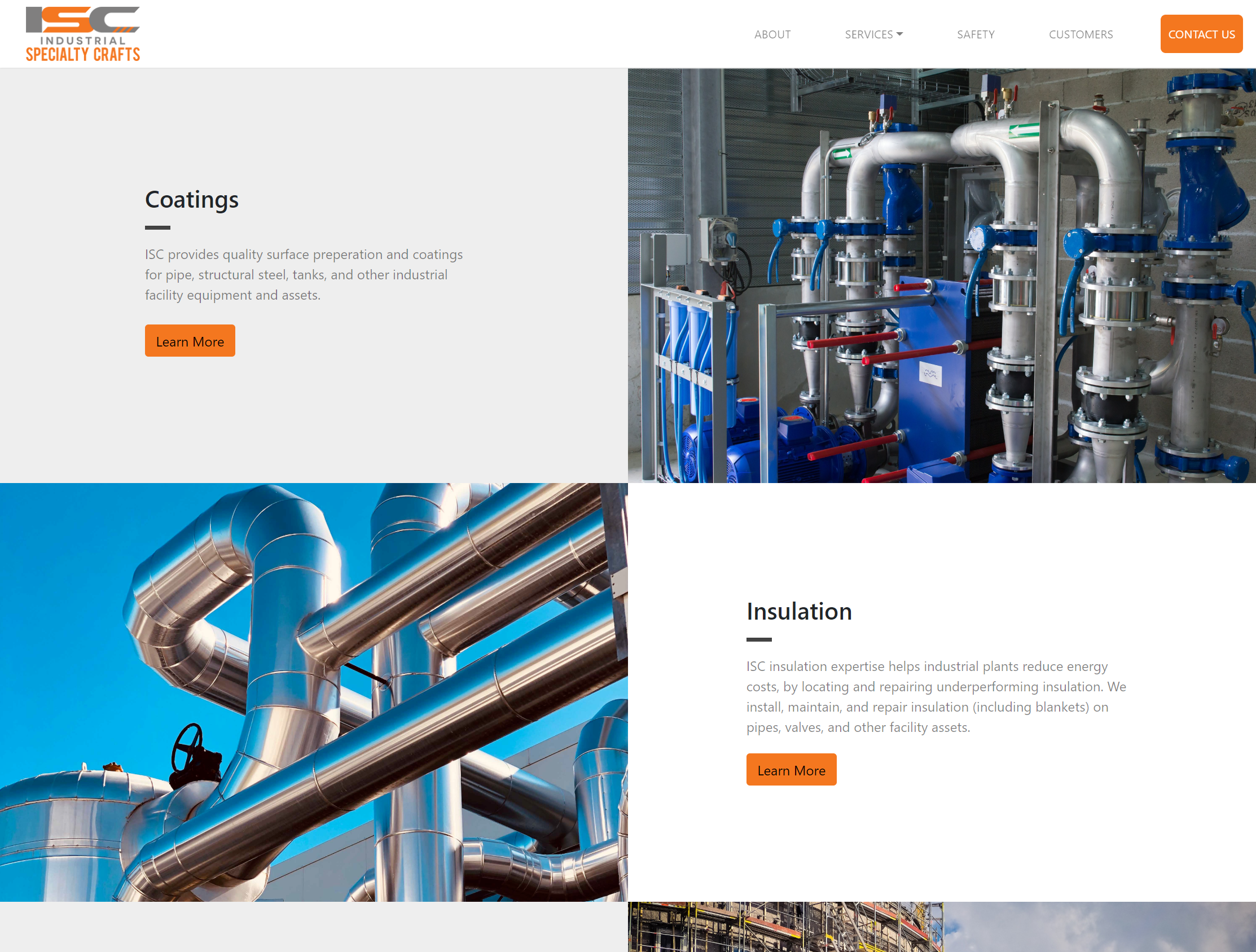 Industrial Specialty Crafts Website Services by Stryker S