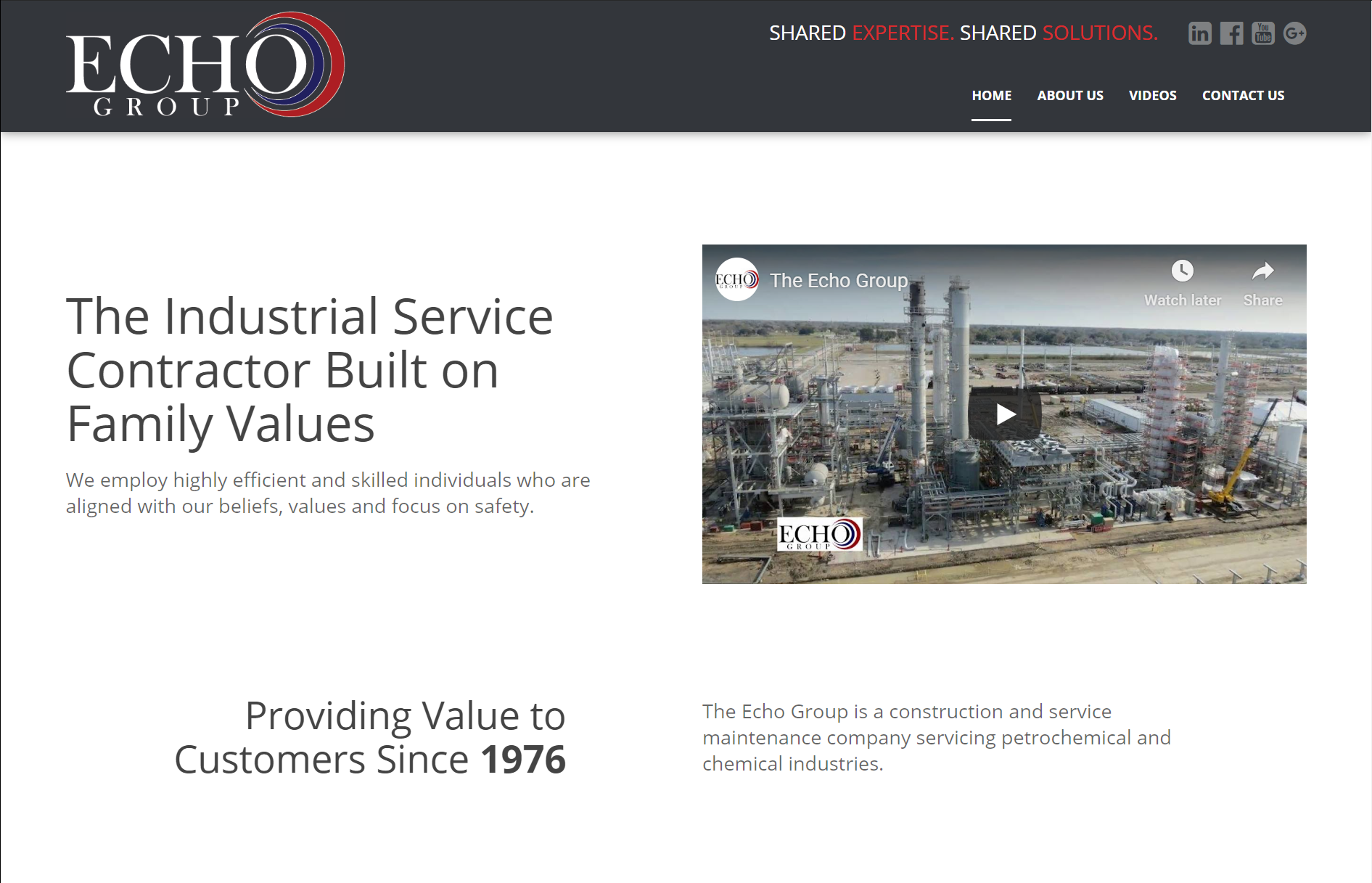 Industrial Specialty Crafts Website by Stryker S